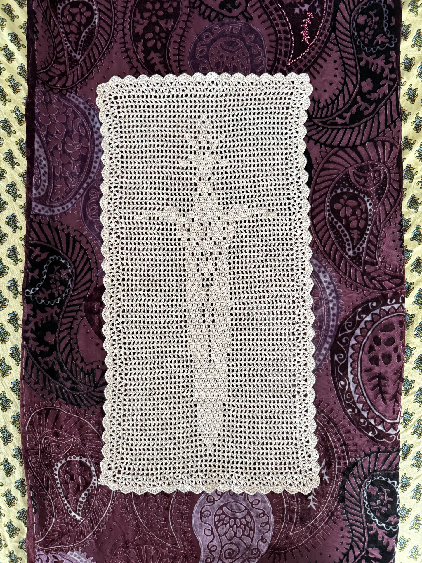 Filet Crochet Sword Chart (free)