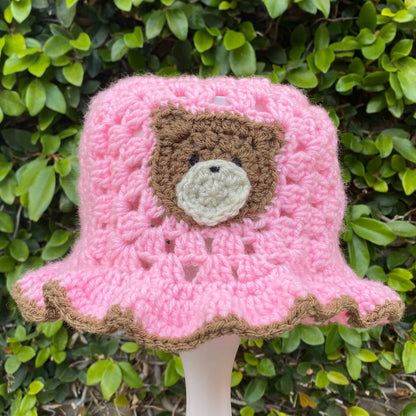 Pink Teddy Hat