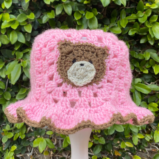 Pink Teddy Hat