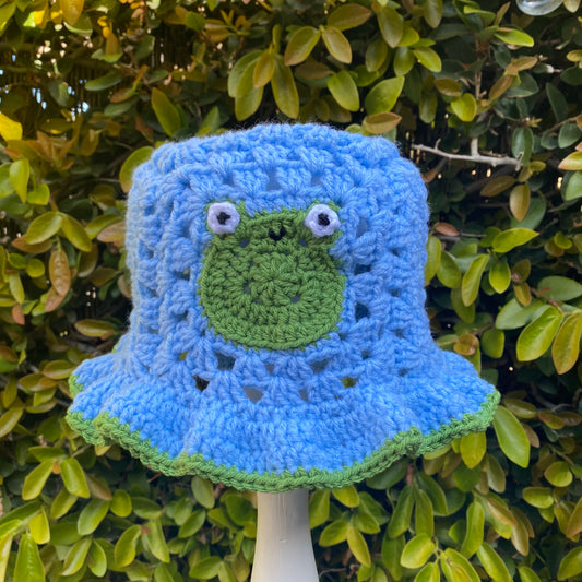 Blue Froggy Hat
